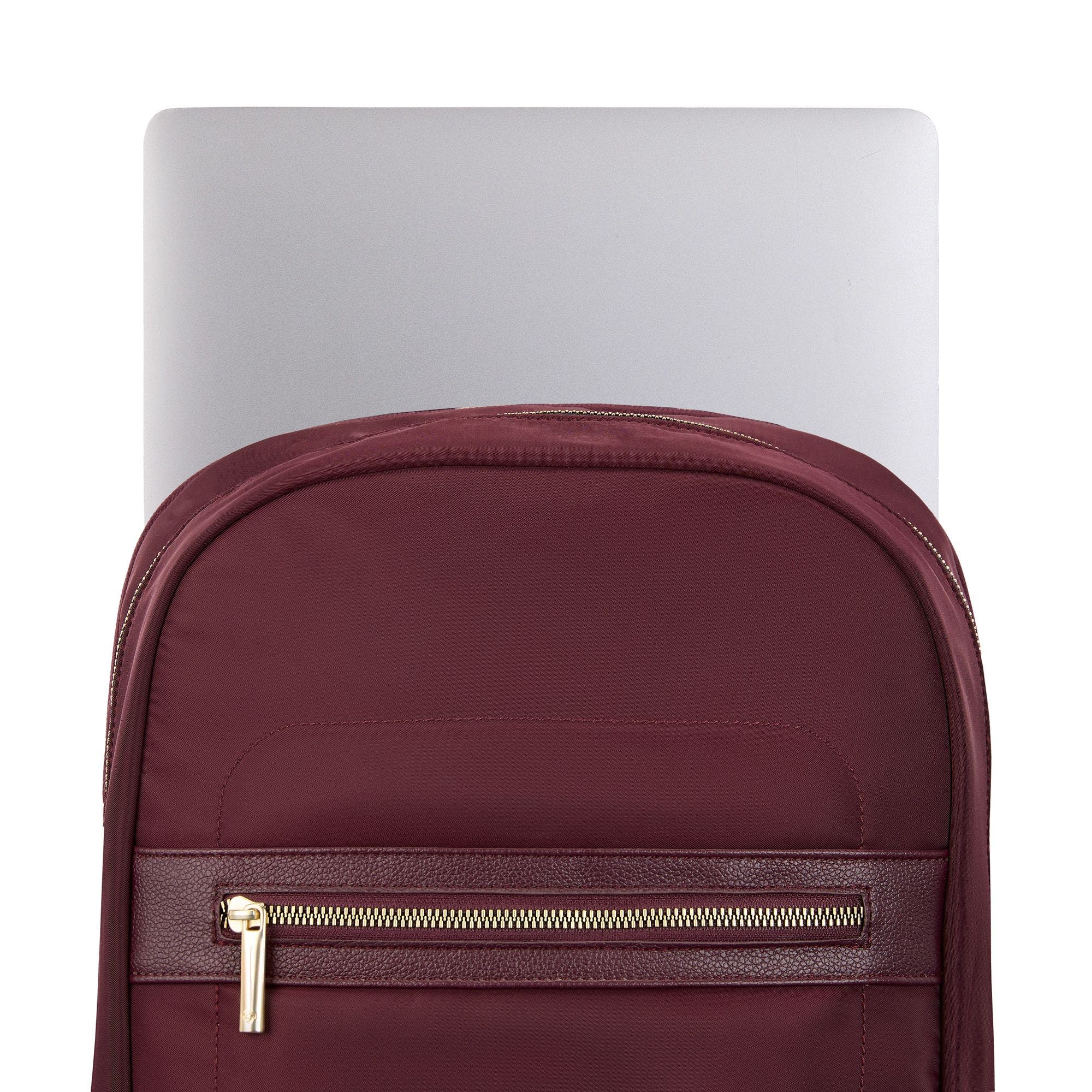 Mobile Solution 2 16" Essential Backpack with Laptop Compartment, Alternate, color, Merlot