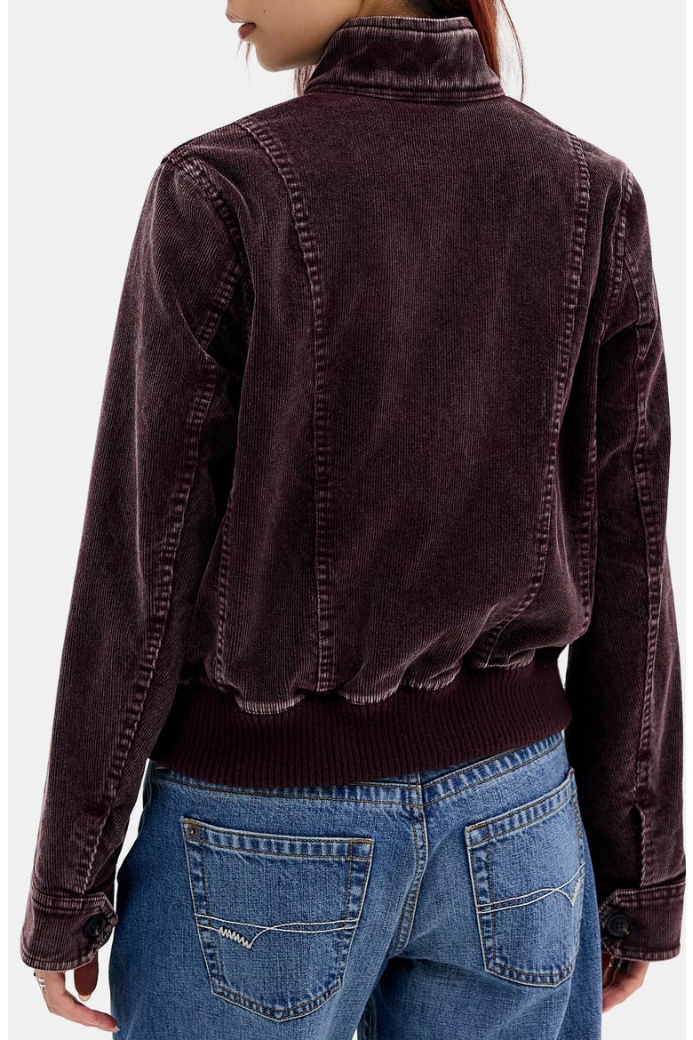 Roxy Corduroy Jacket, Alternate, color, WINE