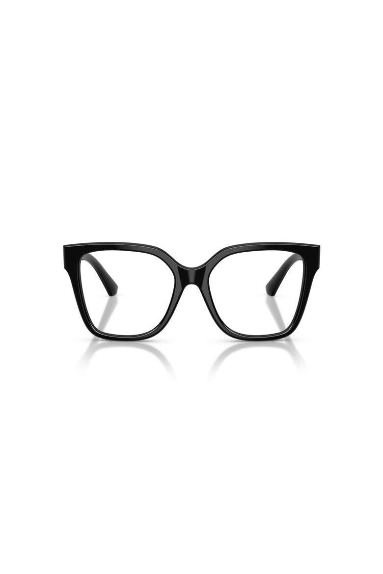 51mm Square optical glasses, Alternate, color, Black