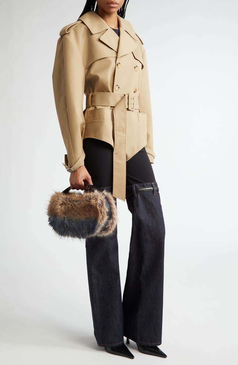 Coperni Trench Bodysuit, Alternate, color,