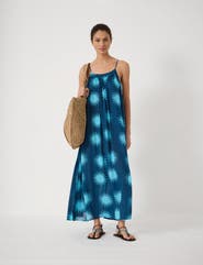 Hush Strappy Printed Maxi Beach Dress