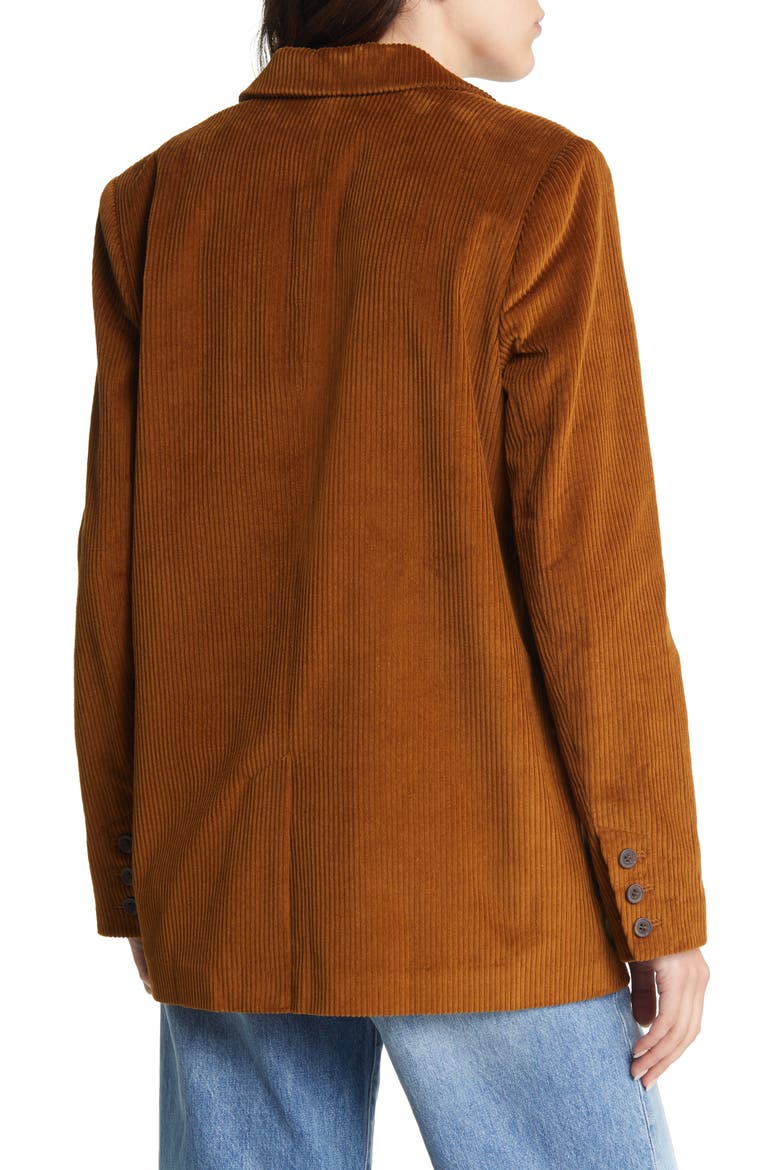 Cotton Corduroy Blazer, Alternate, color, BROWN TEMPLE