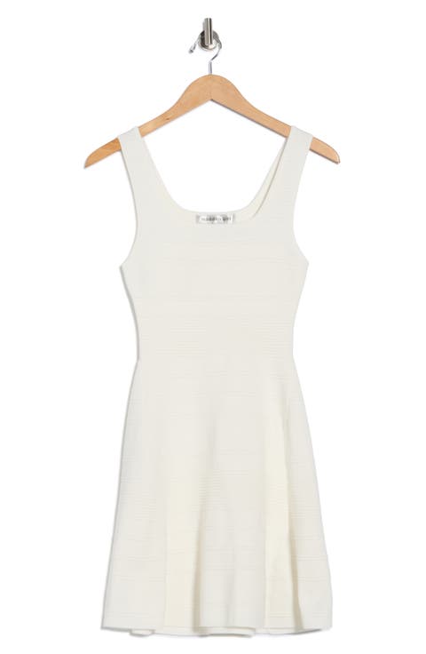 Rib Fit & Flare Minidress