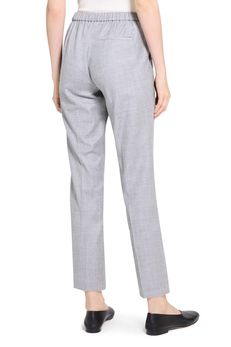 Sleek Flannel Treeca Pull-On Pants, Alternate, color, NEW LIGHT HEATHER