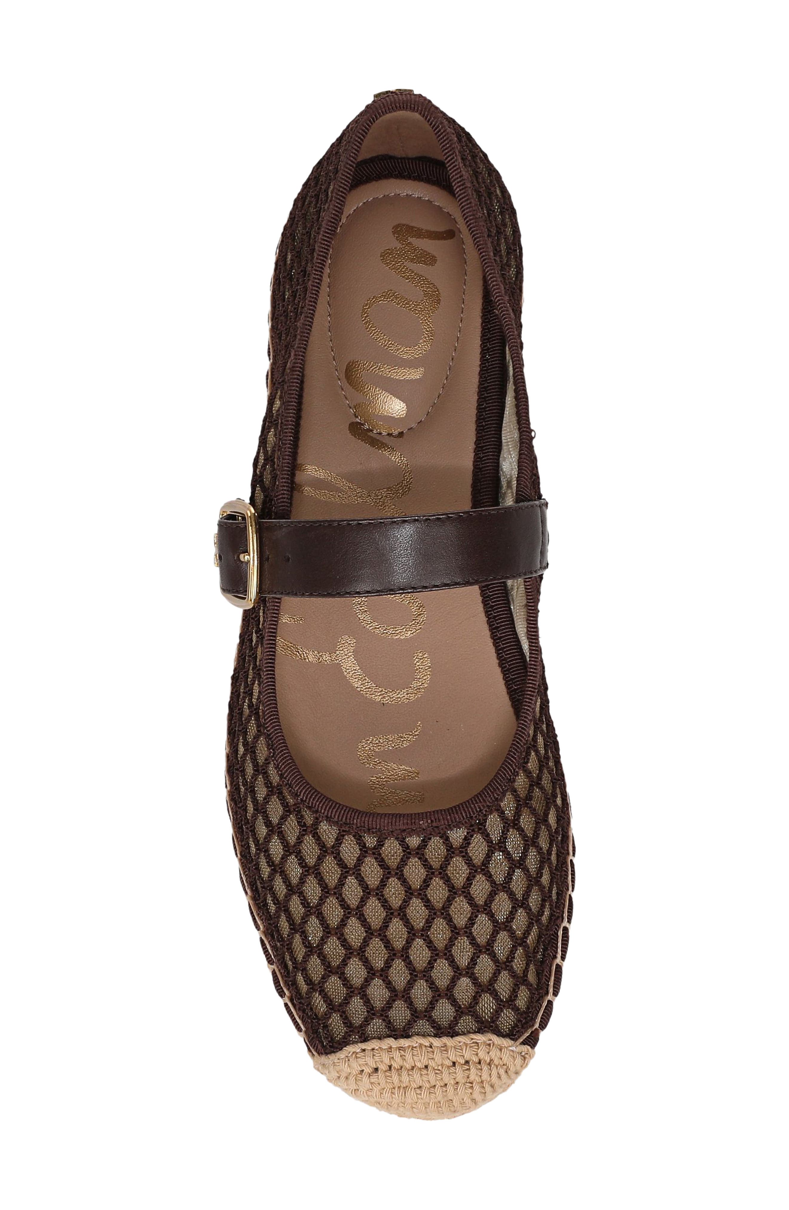 Mackiemesh Mary Jane Platform Espadrille, Alternate, color, CAFE NOIR