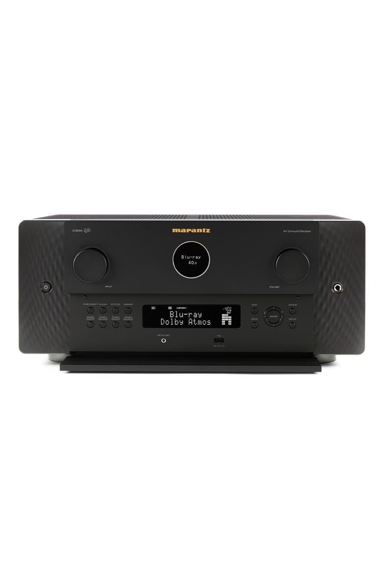 Cinema 40 9.4 Channel 8K Ultra HD Home Theater Receiver with Dolby Atmos, Alternate, color, Black