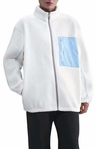 Nike Sportswear Textured Fleece Graphic Zip-Up Jacket