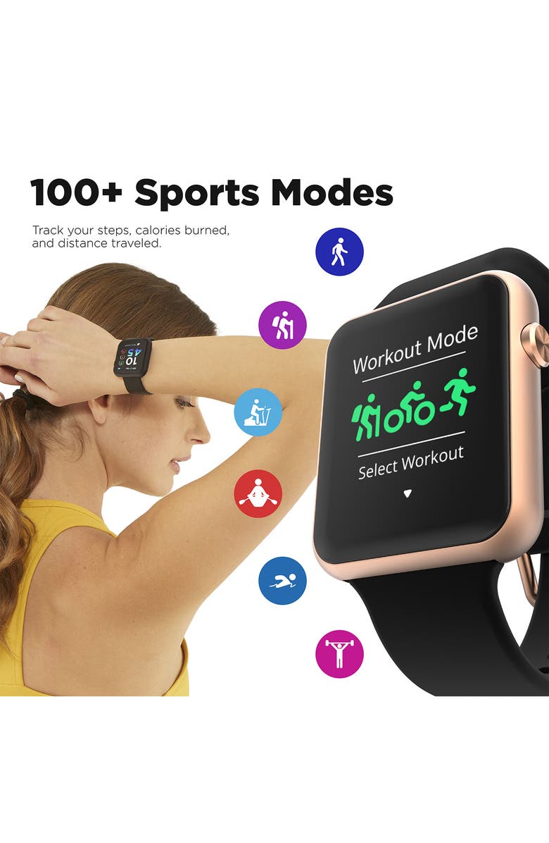 I TOUCH iTouch Air 4 Smartwatch, 44mm, Alternate, color, Black