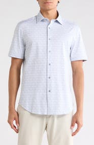 Bugatchi Printed Short Sleeve Shirt