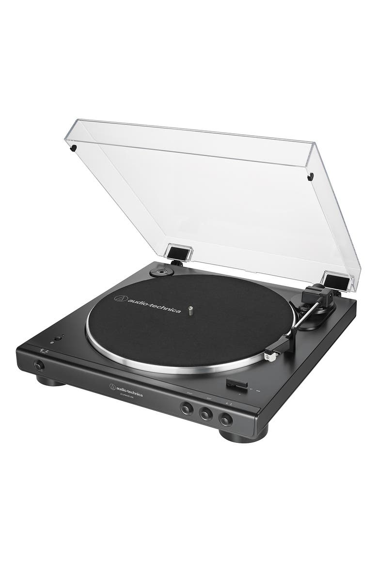 AT-LP60XBT-USB Fully Automatic Belt-Drive Turntable with Bluetooth, Alternate, color, Black