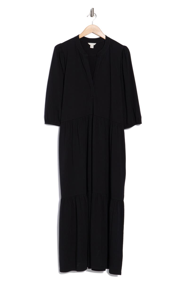Caslon<sup>®</sup> Knit Maxi Dress, Alternate, color, Black