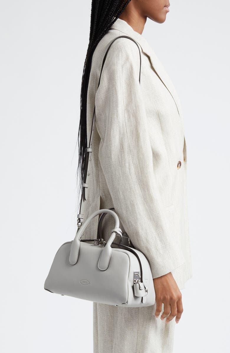 Tod's Small Darsena Leather Top Handle Bag, Alternate, color,