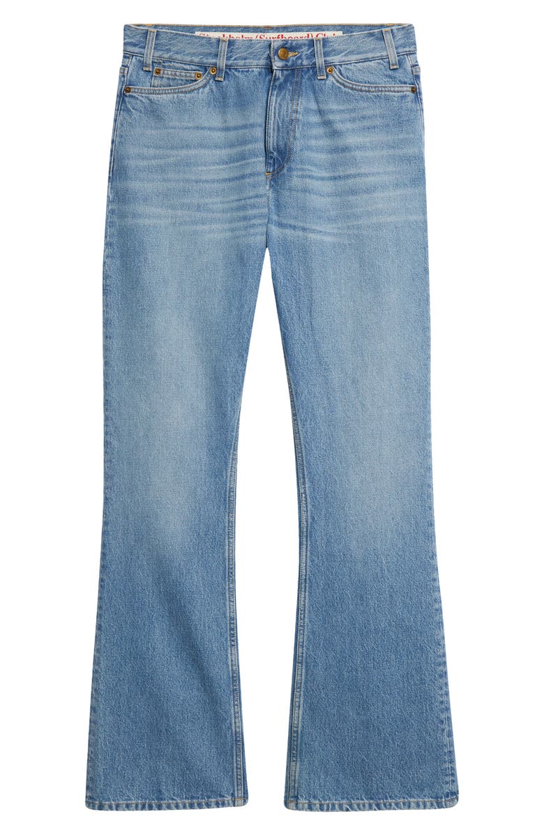 STOCKHOLM SURFBOARD CLUB Fog Rigid Denim Bootcut Jeans, Alternate, color, 