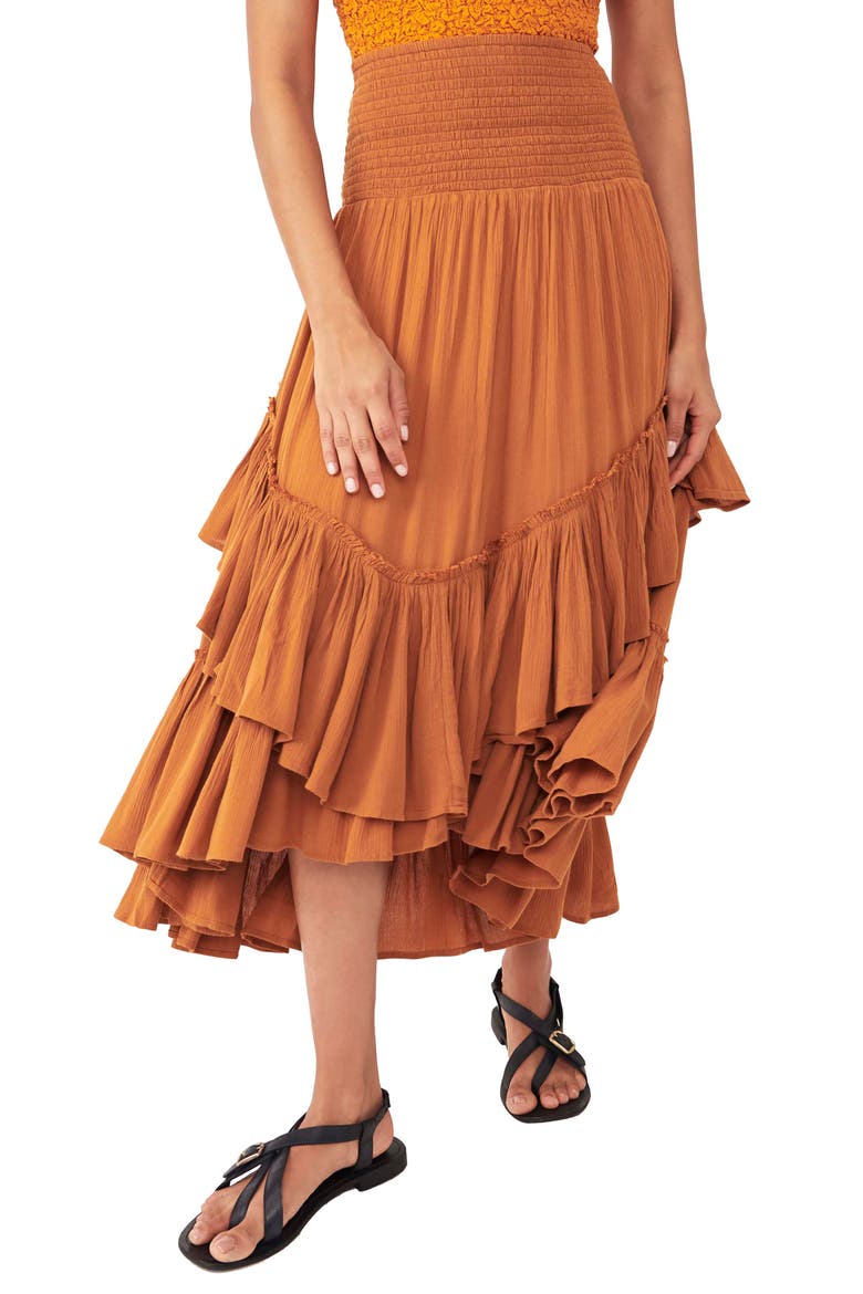 Convertible Maxi Skirt, Alternate, color, TAWNY