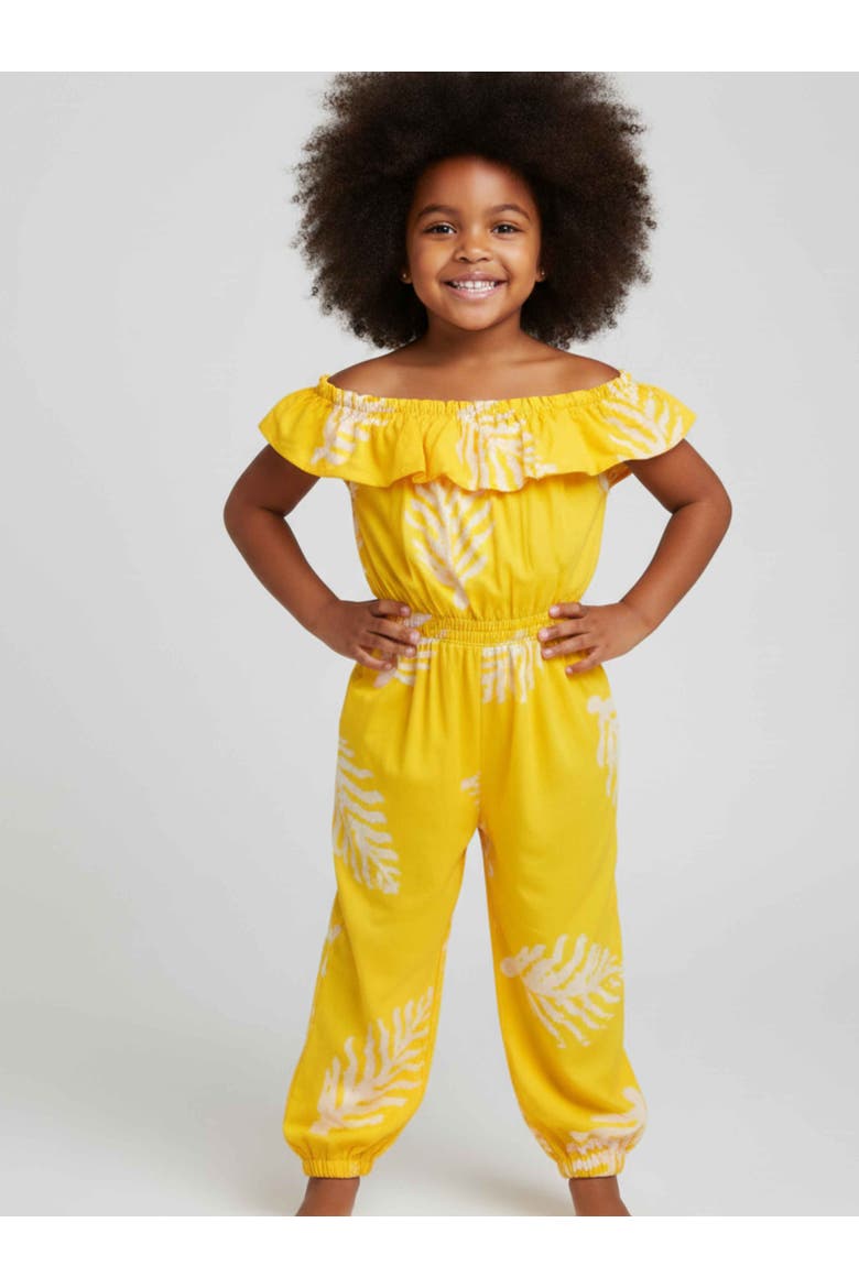 Kids Adeola Jumpsuit, Alternate, color, Yellow