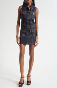 Ramy Brook Jenna Sleeveless Denim Minidress