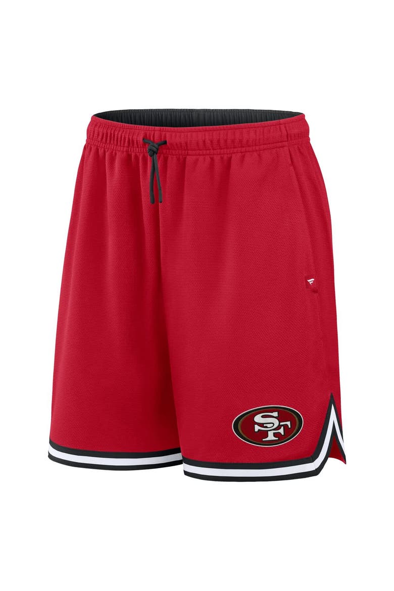 Men's Fanatics Scarlet San Francisco 49ers Fearless Drive Shorts, Alternate, color, Scarlet