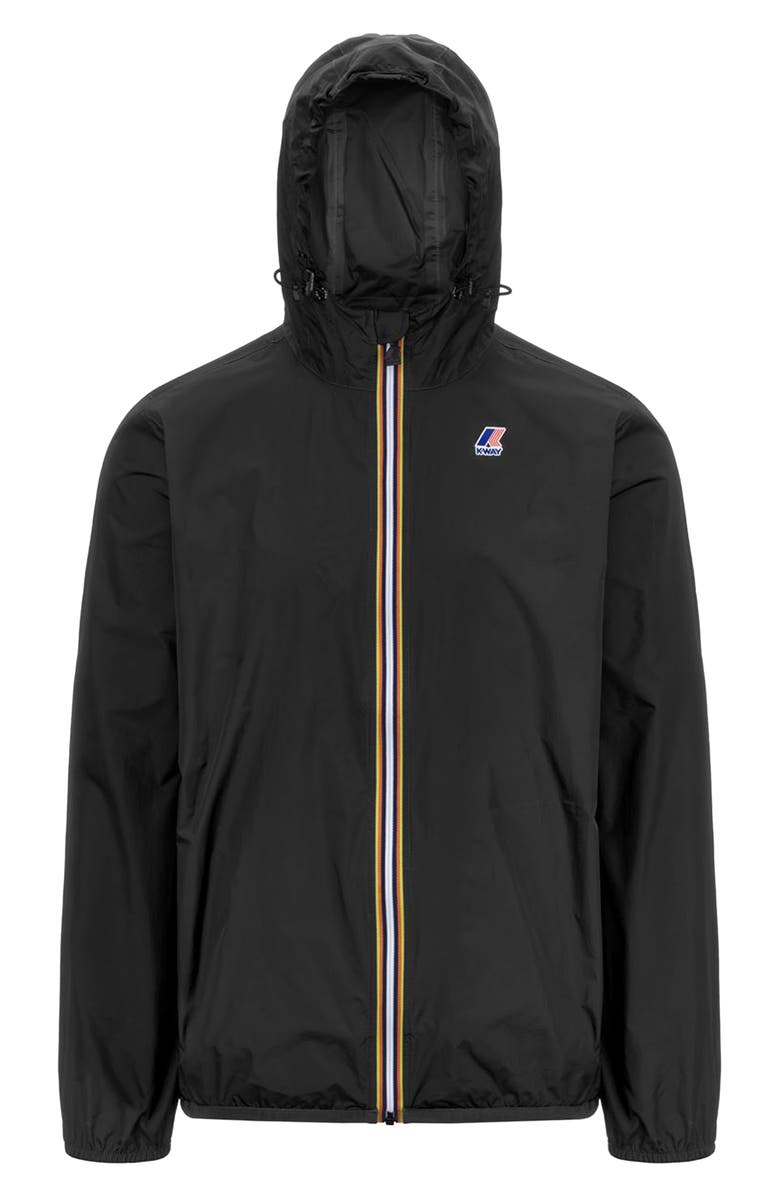 K-Way Le Vrai 4.0 Claude Water Repellent Jacket, Alternate, color, Black Pure
