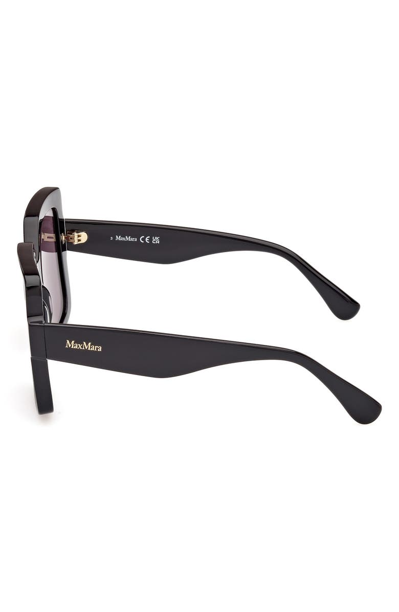 Max Mara Ernest 56mm Square Sunglasses, Alternate, color,