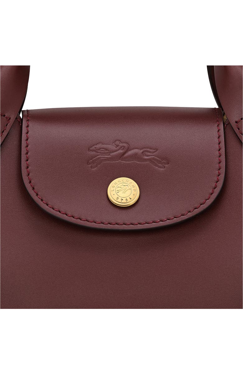 Longchamp Extra Small Épure Timeless Leather Crossbody Bag, Alternate, color, Burgundy
