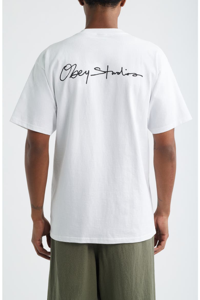Palm Graphic T-Shirt, Alternate, color, WHITE