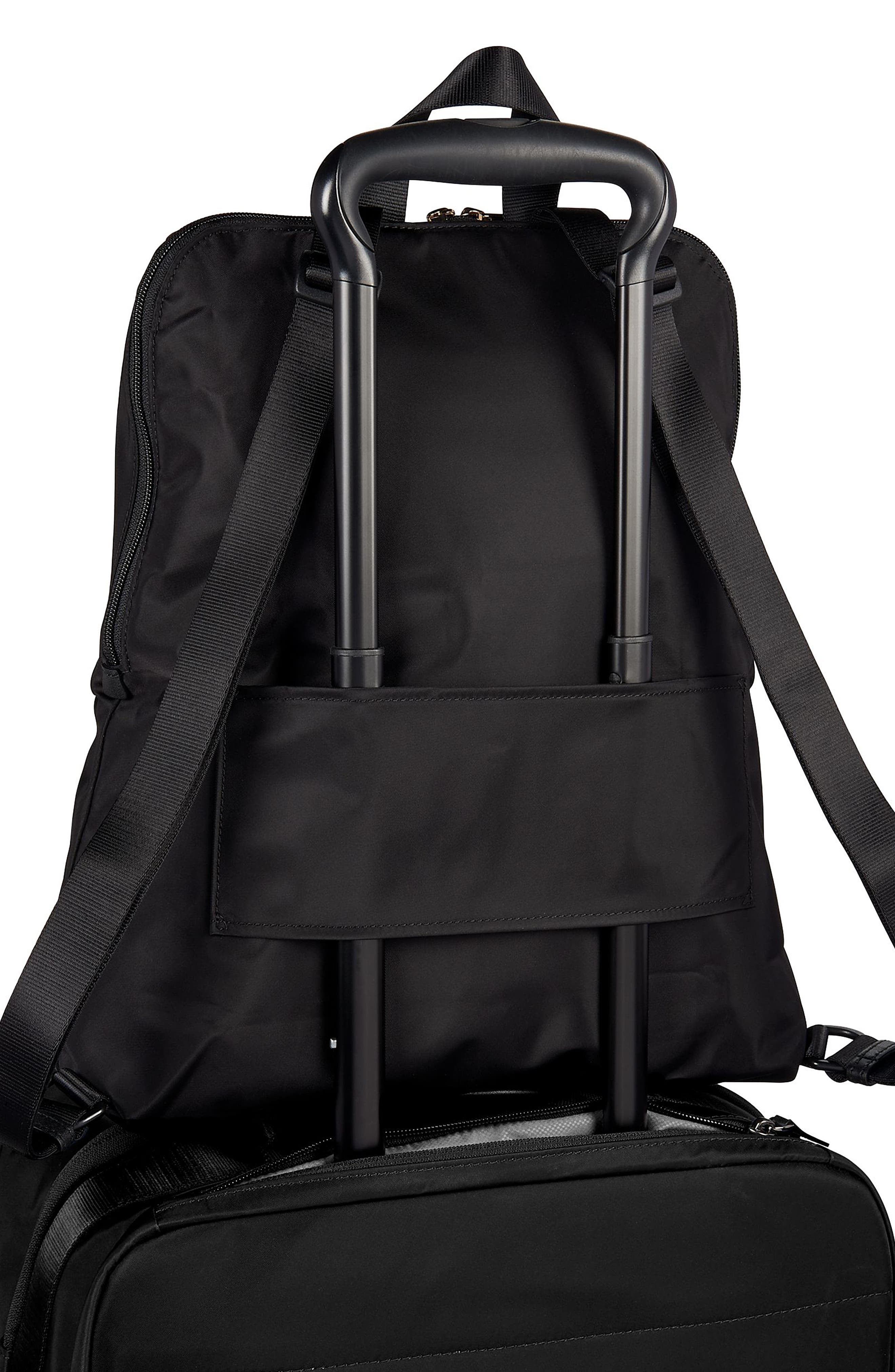 Voyageur - Just in Case Nylon Travel Backpack, Alternate, color, BLACK