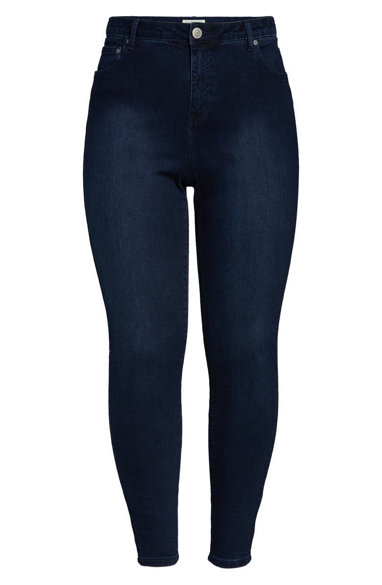 ELOQUII Olivia Sculpting Skinny Jeans, Alternate, color,