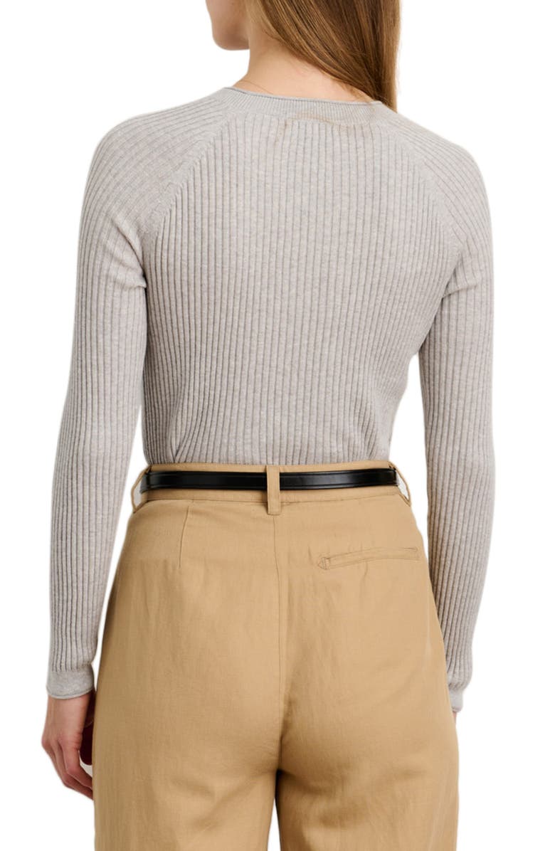 Alex Mill Josie Rib Cotton & Cashmere Sweater, Alternate, color,