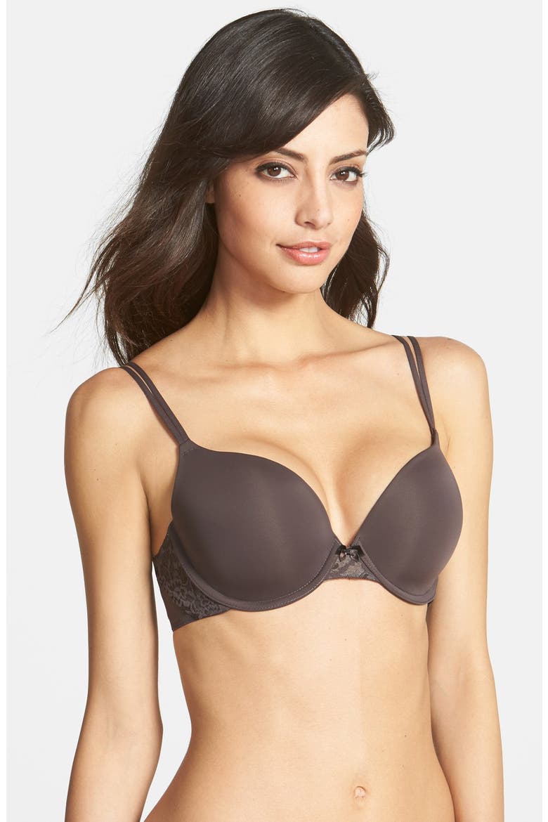 'Signature Lace' Underwire T-Shirt Bra, Main, color, REVOLVER