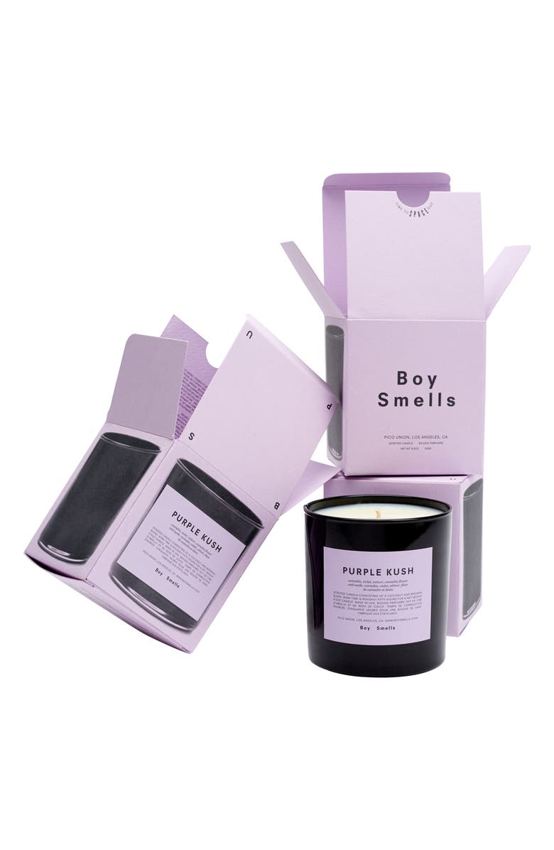 Boy Smells Purple Kush Scented Candle, Alternate, color,