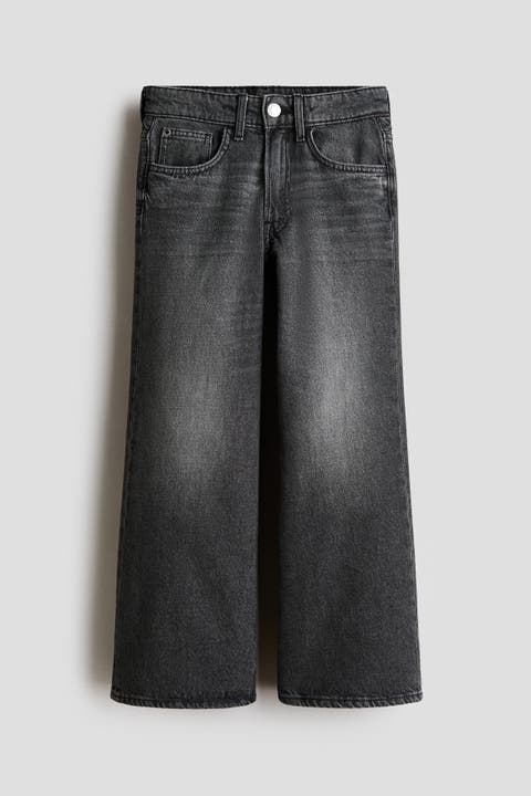 Loose Fit Bootcut Leg Jeans