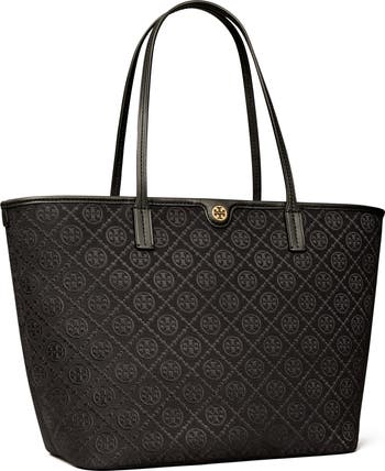 [ToryBurch]Tモノグラム ZIP トートバッグ - ブラック Tory Burch T Monogram Zip Tote | Nordstrom