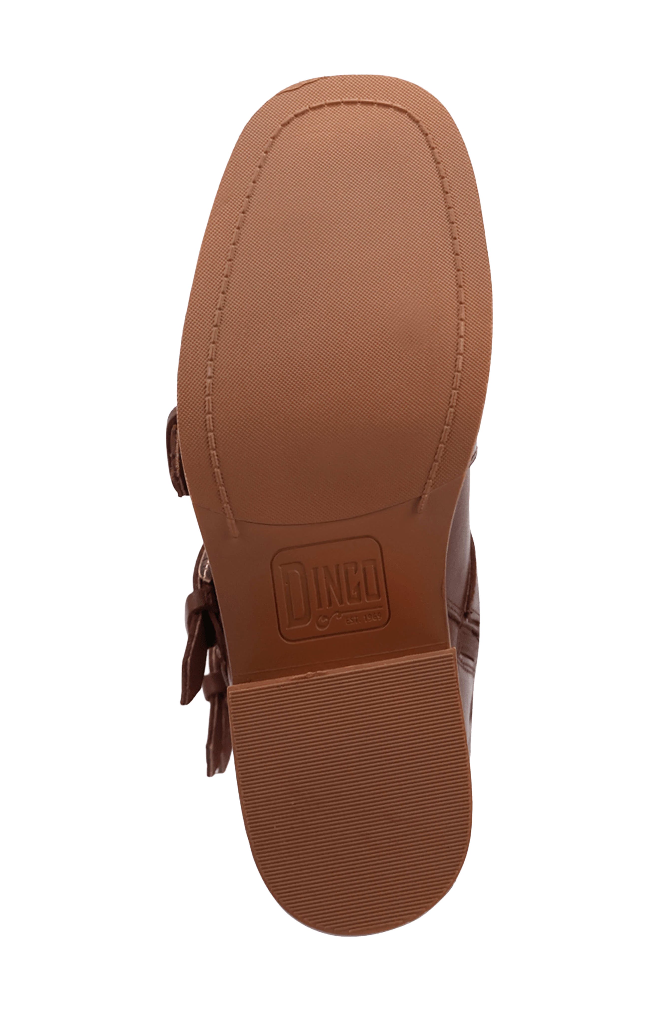 Topanga Buckle Strap Bootie, Alternate, color, BROWN