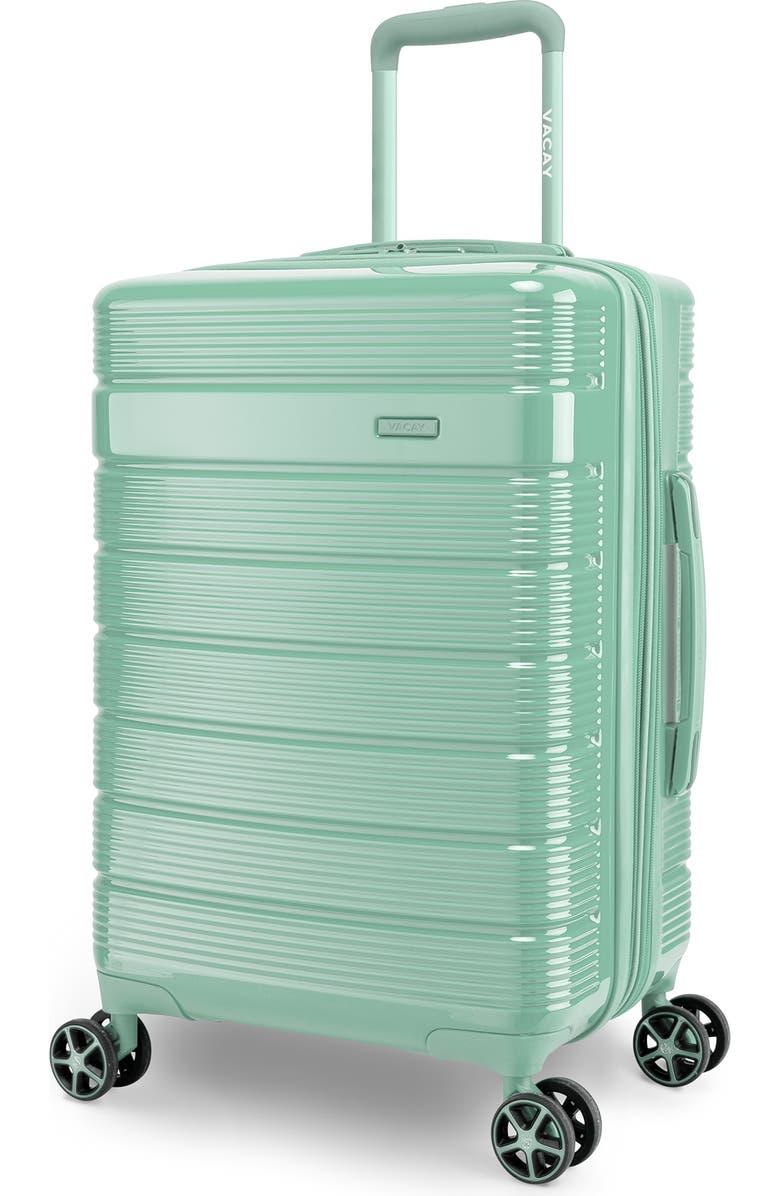 Vacay Spotlight Pastel Mint Hardside Luggage, Main, color,