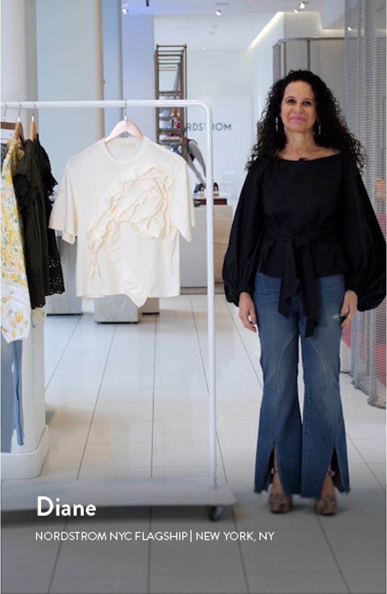 Aris Ruffle Cotton Top, sales video thumbnail