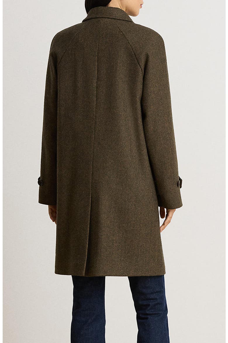 Single Breasted Coat, Alternate, color, LODEN BROWN