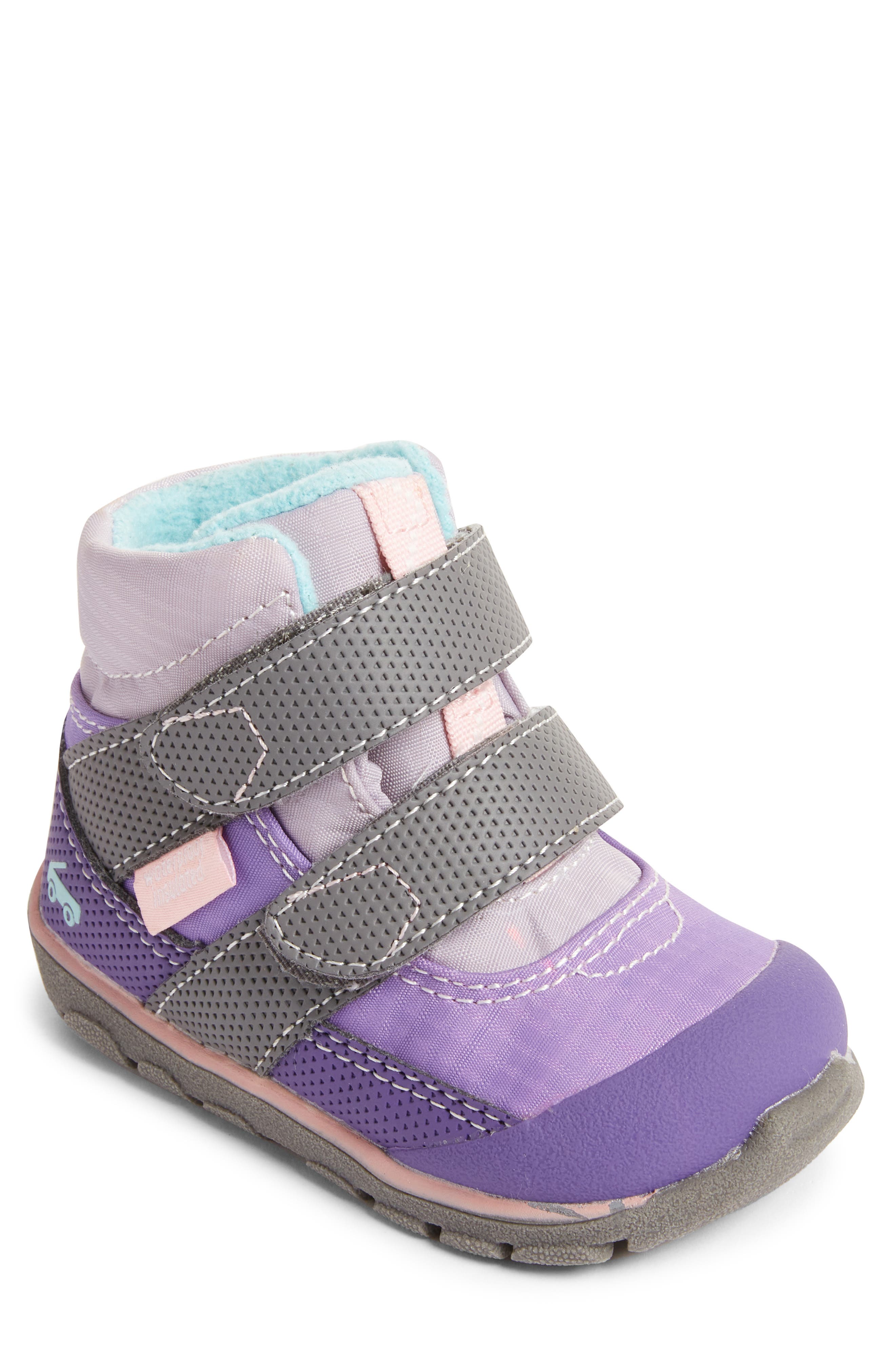 Atlas II Waterproof Insulated Boot, Main, color, PURPLE/ GRAY