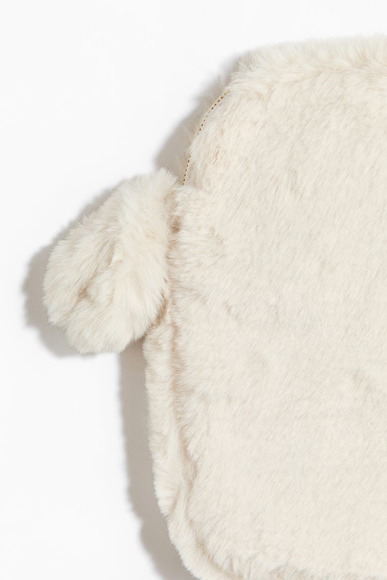 Fluffy Laptop Case, Alternate, color, Light beige