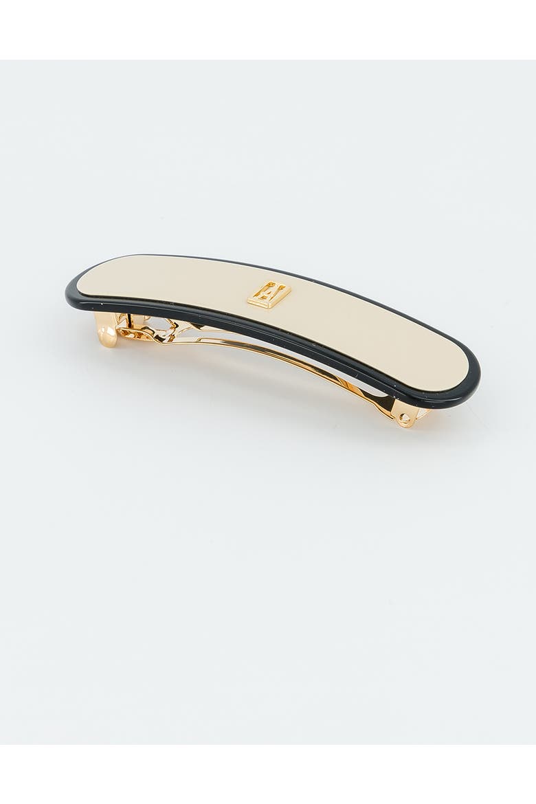 Lafayette Acetate Barrette, Alternate, color, Beige