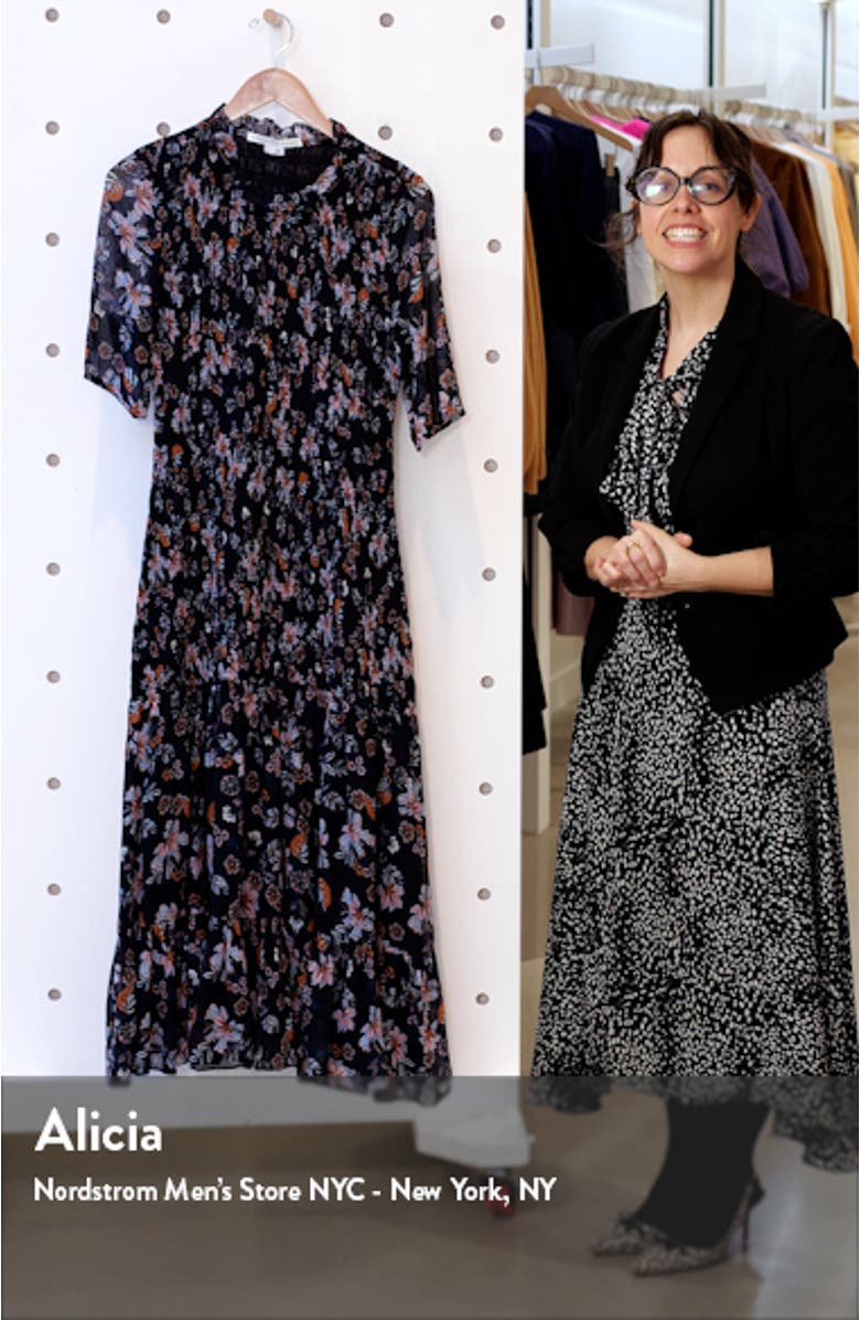 Gabi Floral Print Dress, sales video thumbnail