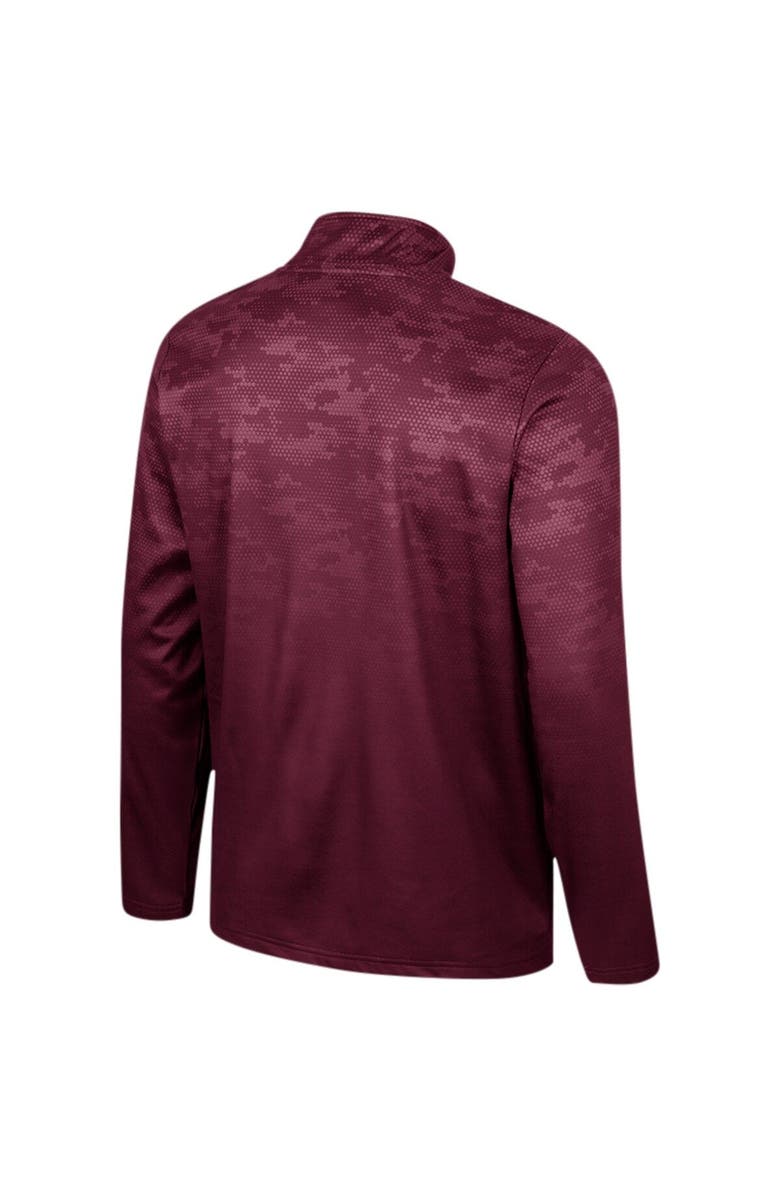 COLOSSEUM Men's Colosseum  Maroon Mississippi State Bulldogs The Machine Half-Zip Jacket, Alternate, color, Maroon