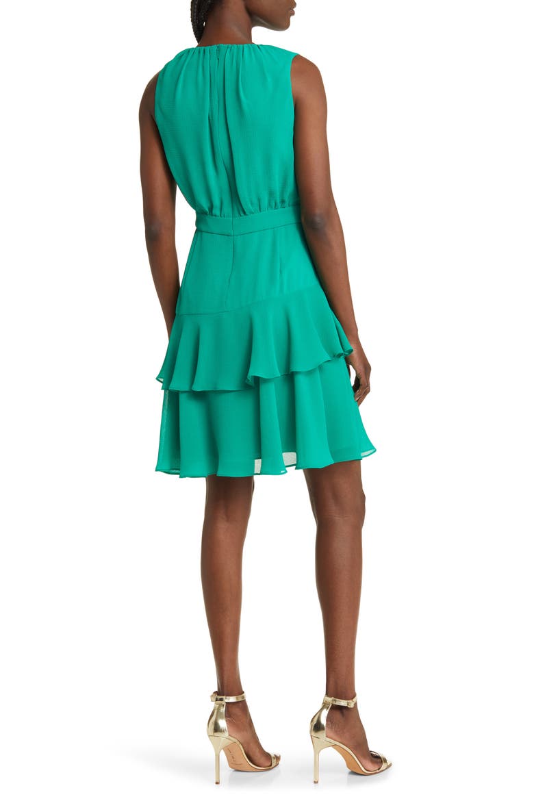 ted baker asymmetric dress London Zandaa Tiered Ruffle (Women) a tie v Col Grp Seas: S-S LA BADOULE LOOK 18 US Size:US14