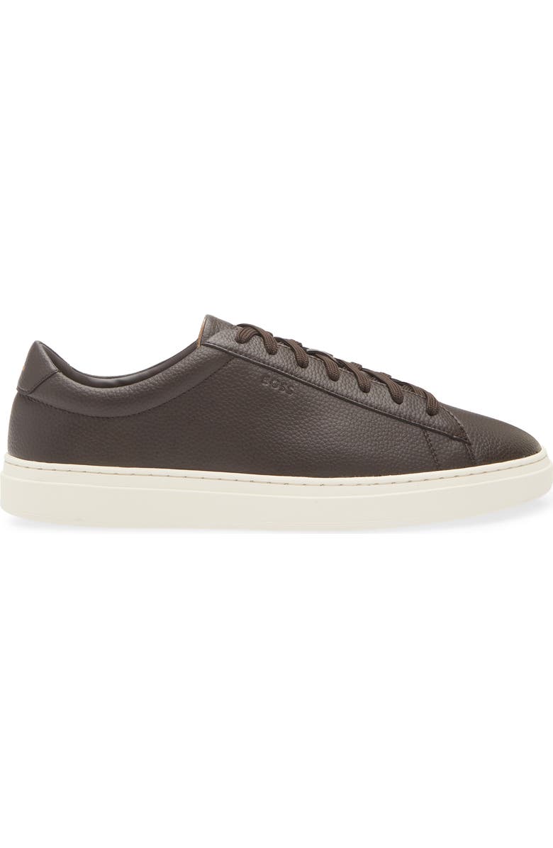BOSS Kieran Low Top Sneaker, Alternate, color, Dark Brown