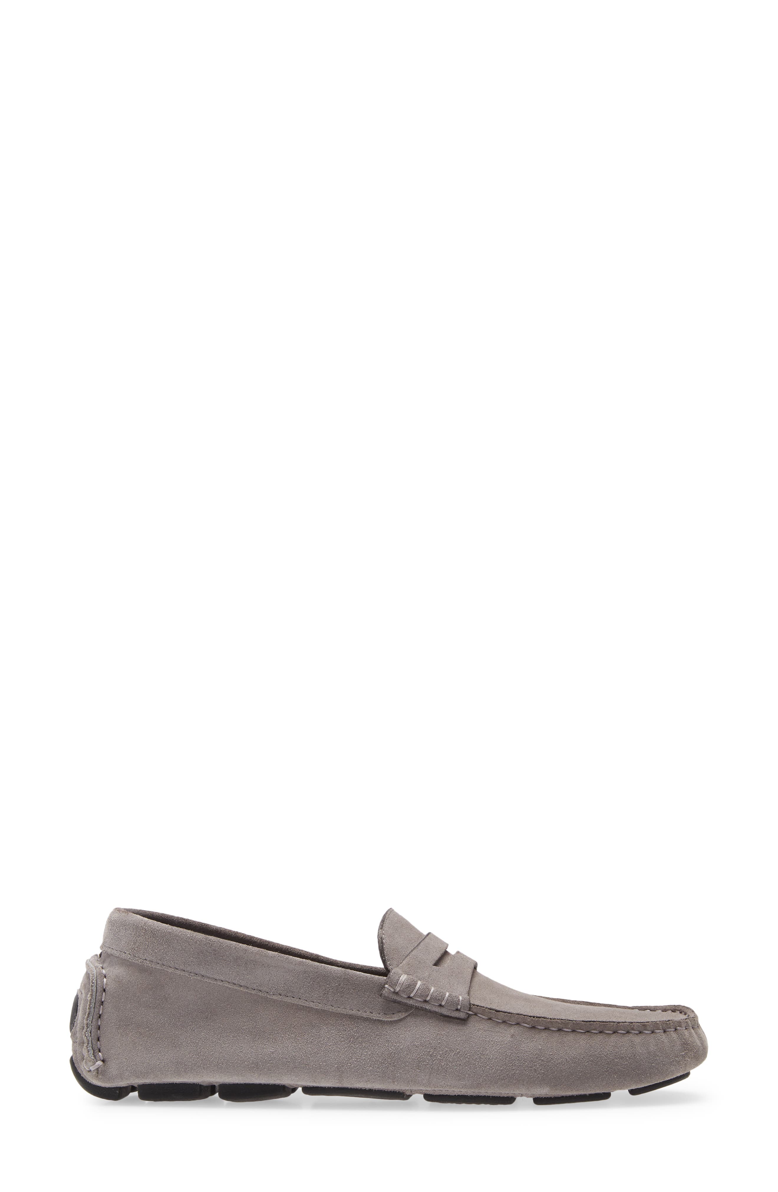 JOHNSTON & MURPHY COLLECTION Johnston & Murphy Dayton Penny Loafer, Alternate, color, Gray Suede