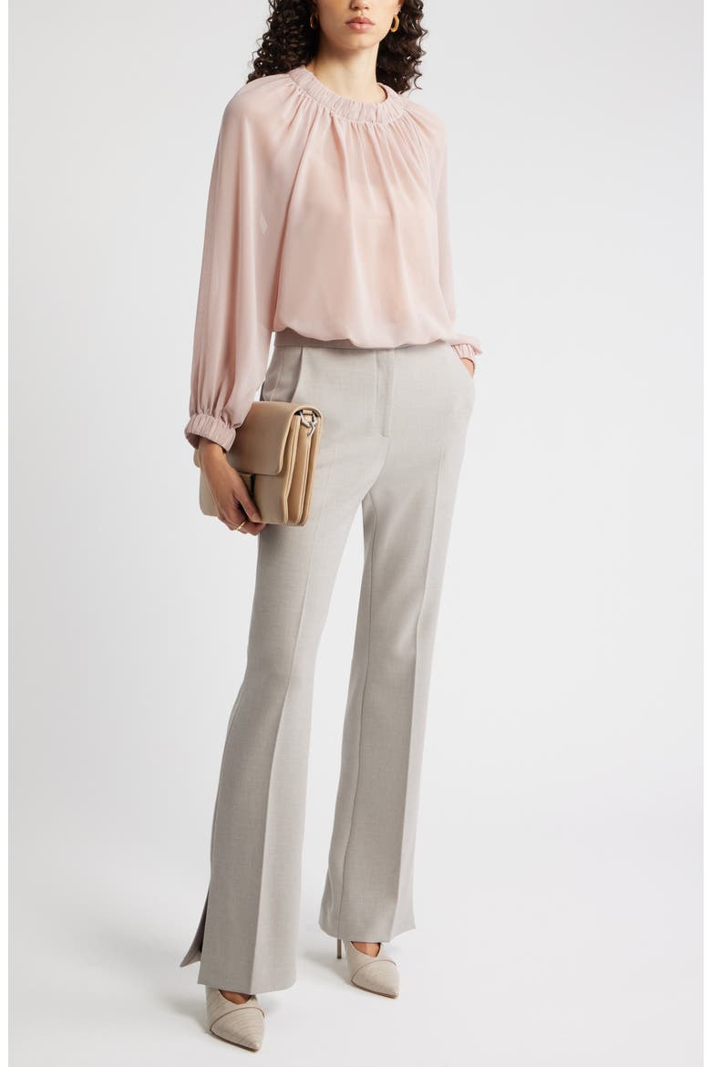 Flowy Chiffon Top, Alternate, color, PINK ADOBE