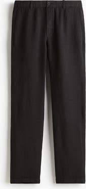 H&M Regular Fit Linen-blend Trousers