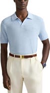 Polo Ralph Lauren Textured Seed Stitch Cotton & Linen Polo