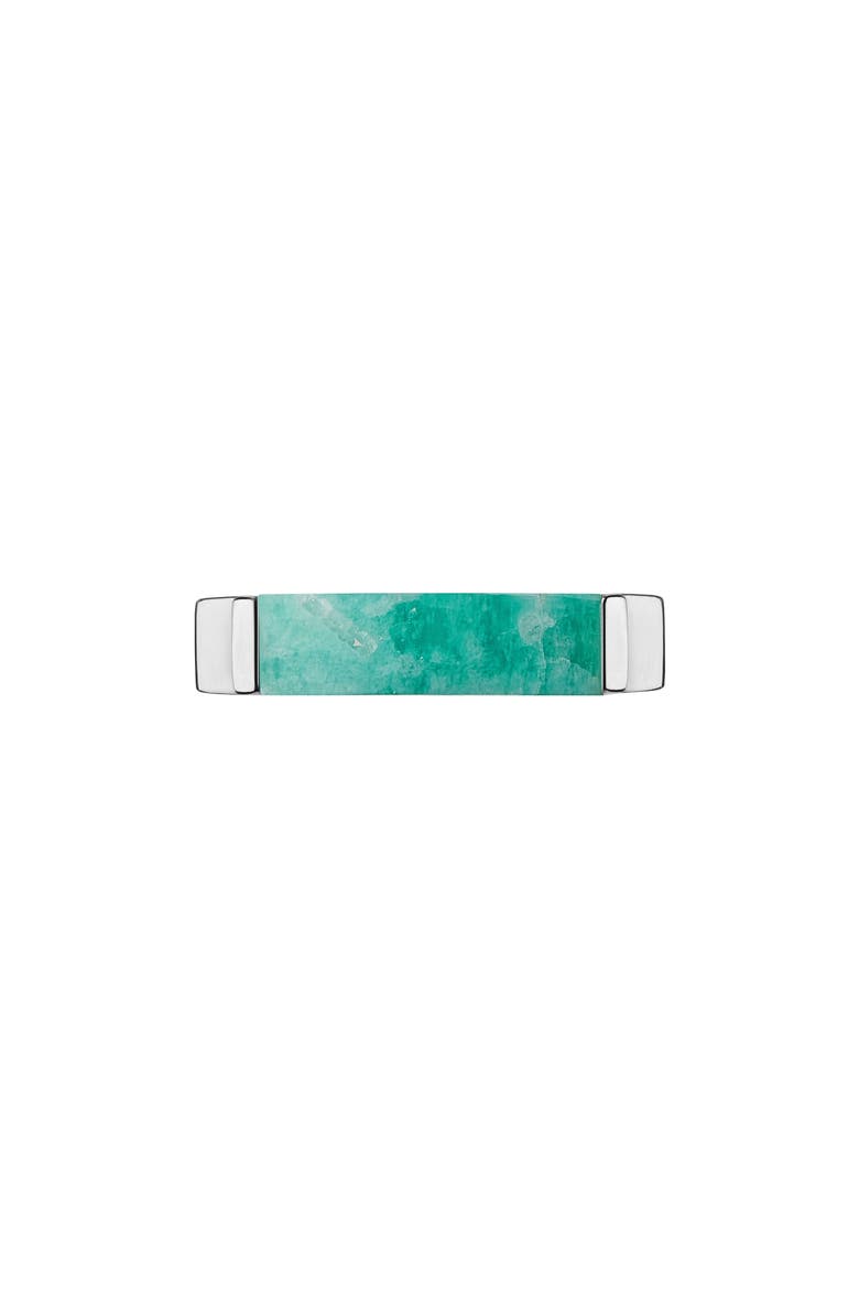 Baja Deco Ring, Main, color, AMAZONITE/ SILVER
