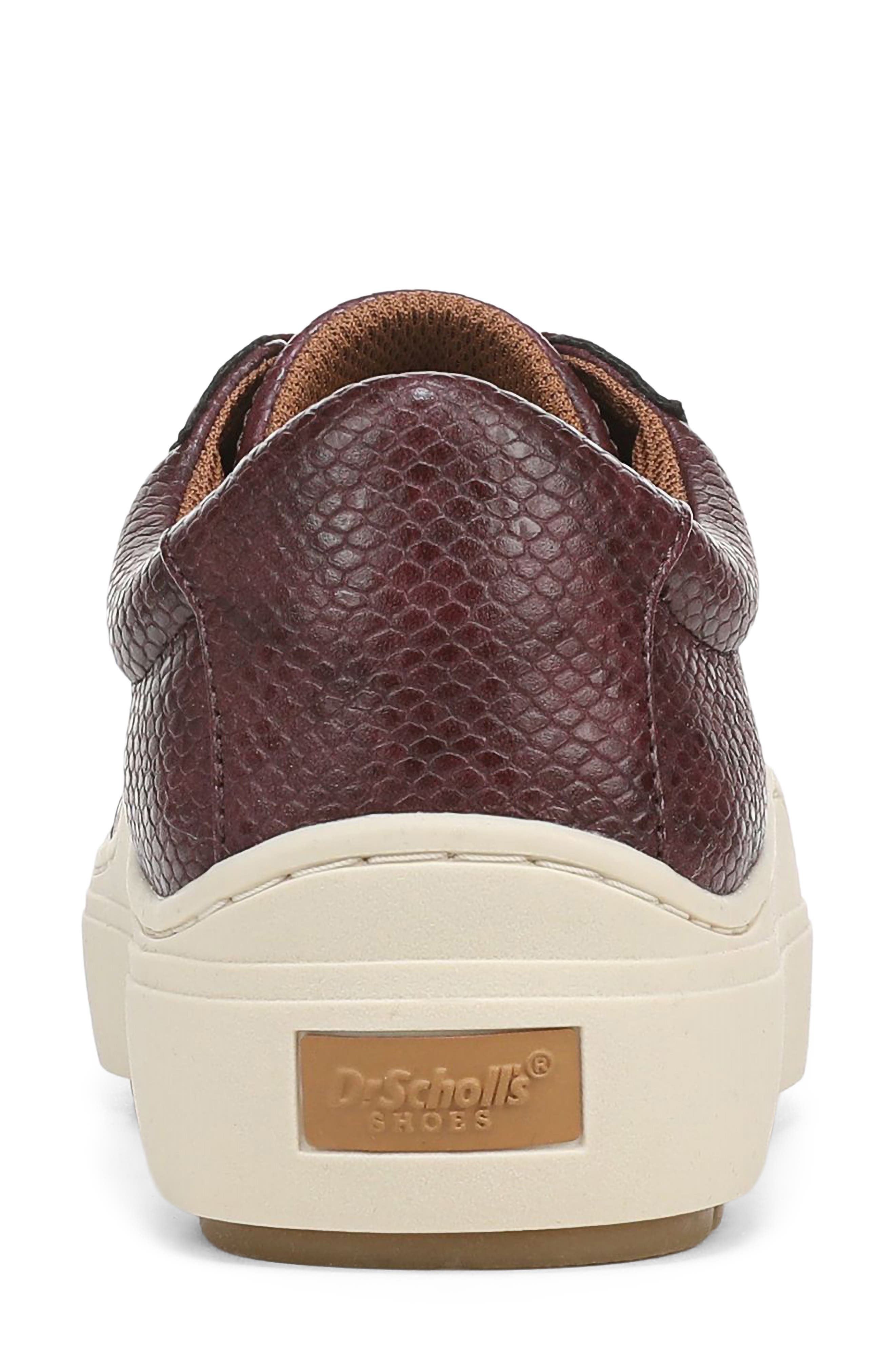 Time Off Sneaker, Alternate, color, DARK BURGUNDY FAUX LEATHER