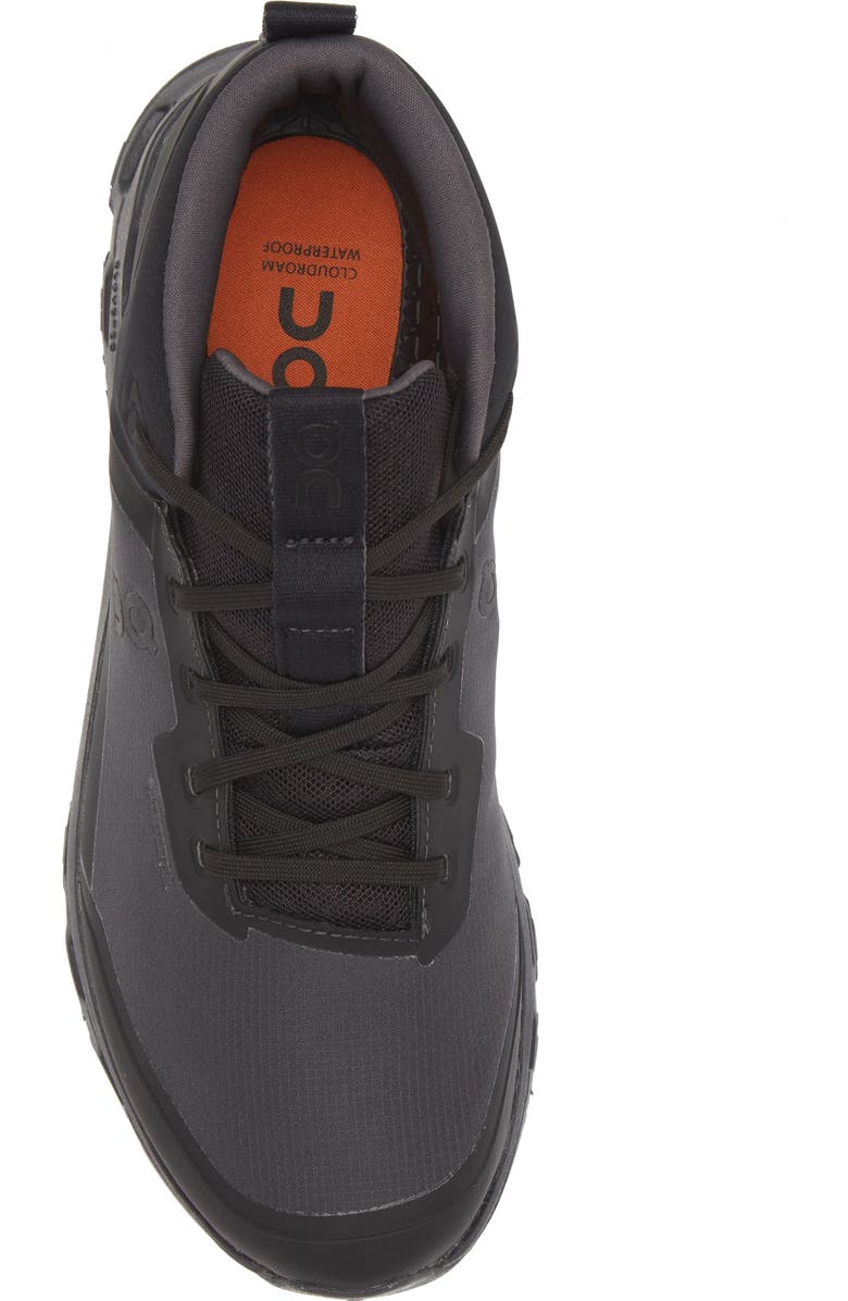 On Cloudroam Waterproof Trail Running Shoe, Alternate, color, Black/ Eclipse